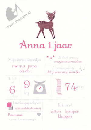 Mijlpalenposter